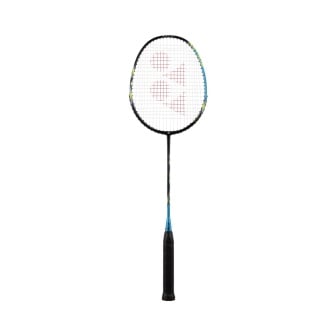 Yonex Badmintonschläger Astrox E13 (kopflastig, mittel) schwarz/blau - besaitet -
